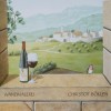 Wandmalerei Landshut, Aussicht, Toskana, Urlaub, Wein