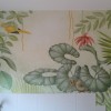 Illusionsmalerei Dschungel, Wandmalerei Badezimmer, Bemaltes Bad
