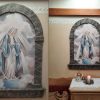 Wandmalerei Heilige Madonna